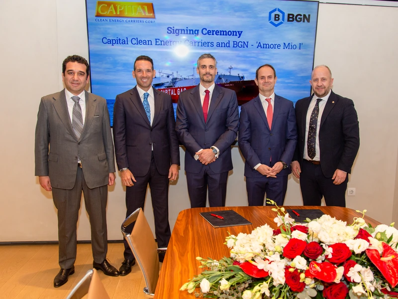 BGN signs joint venture with CCEC for its first LNG vessel